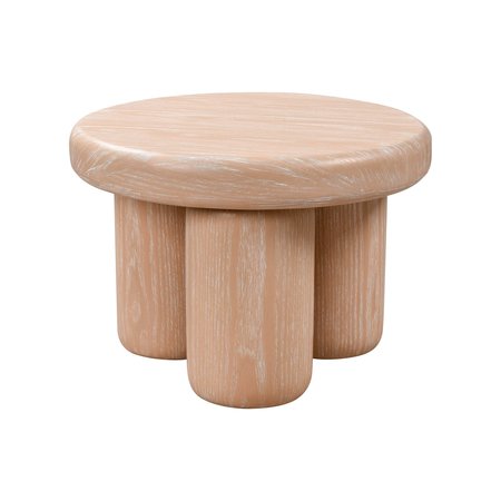 ELK SIGNATURE Accent Table, 26 in W, 26 in L, 18 in H, Wood Top H0015-10825
